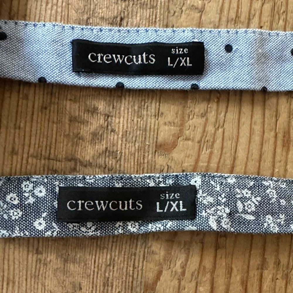 Boys Bow Ties, Chambray & Oxford Blue
